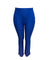 -COMFORTBROEK ROYAL BLAUW FLARED ZONDER ZAKKEN